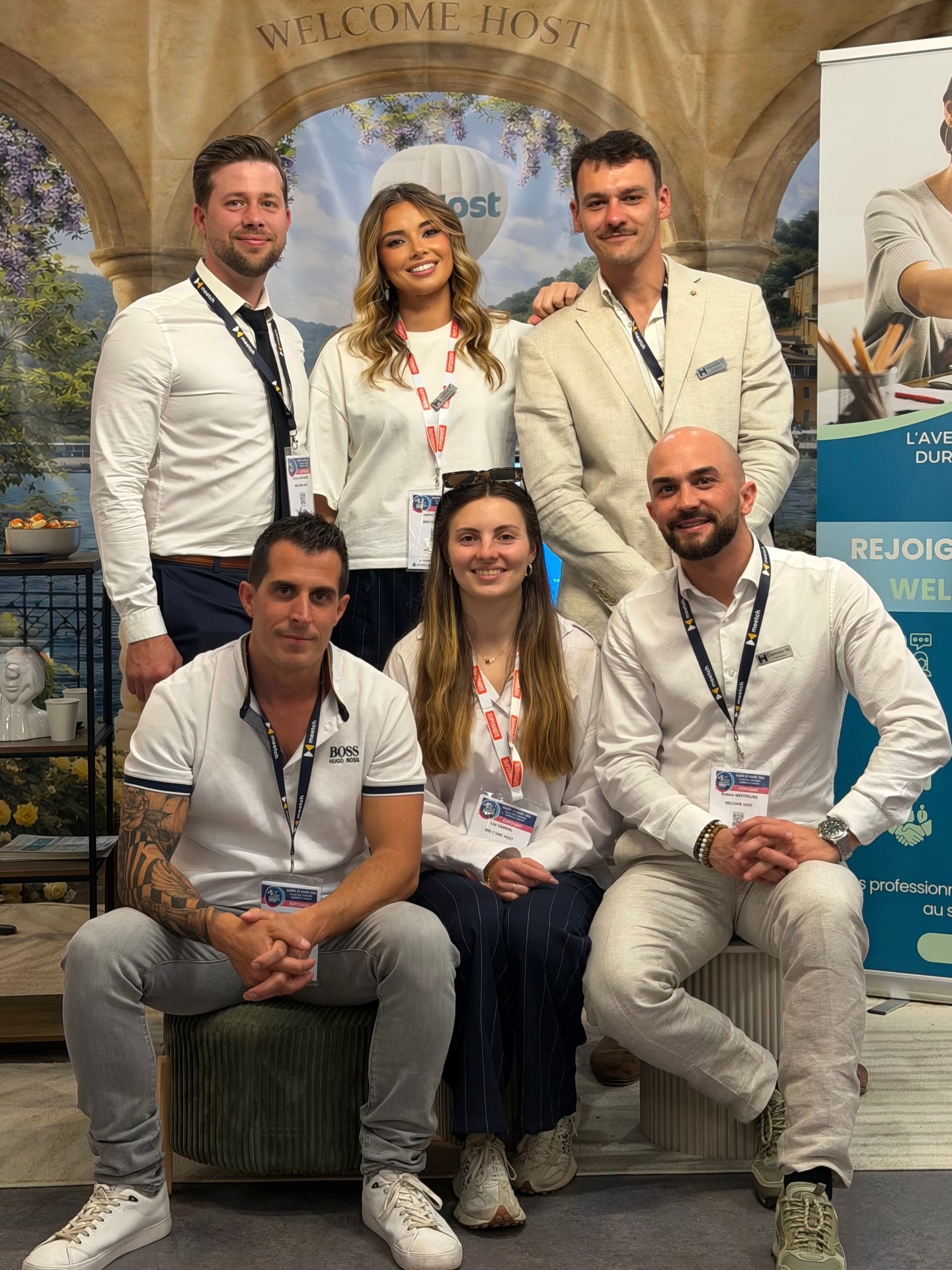 WelcomeHost team at the Salon de la Conciergerie Locative in Marseille